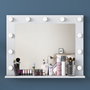Hanah Home Espejo Blanco Decorativo